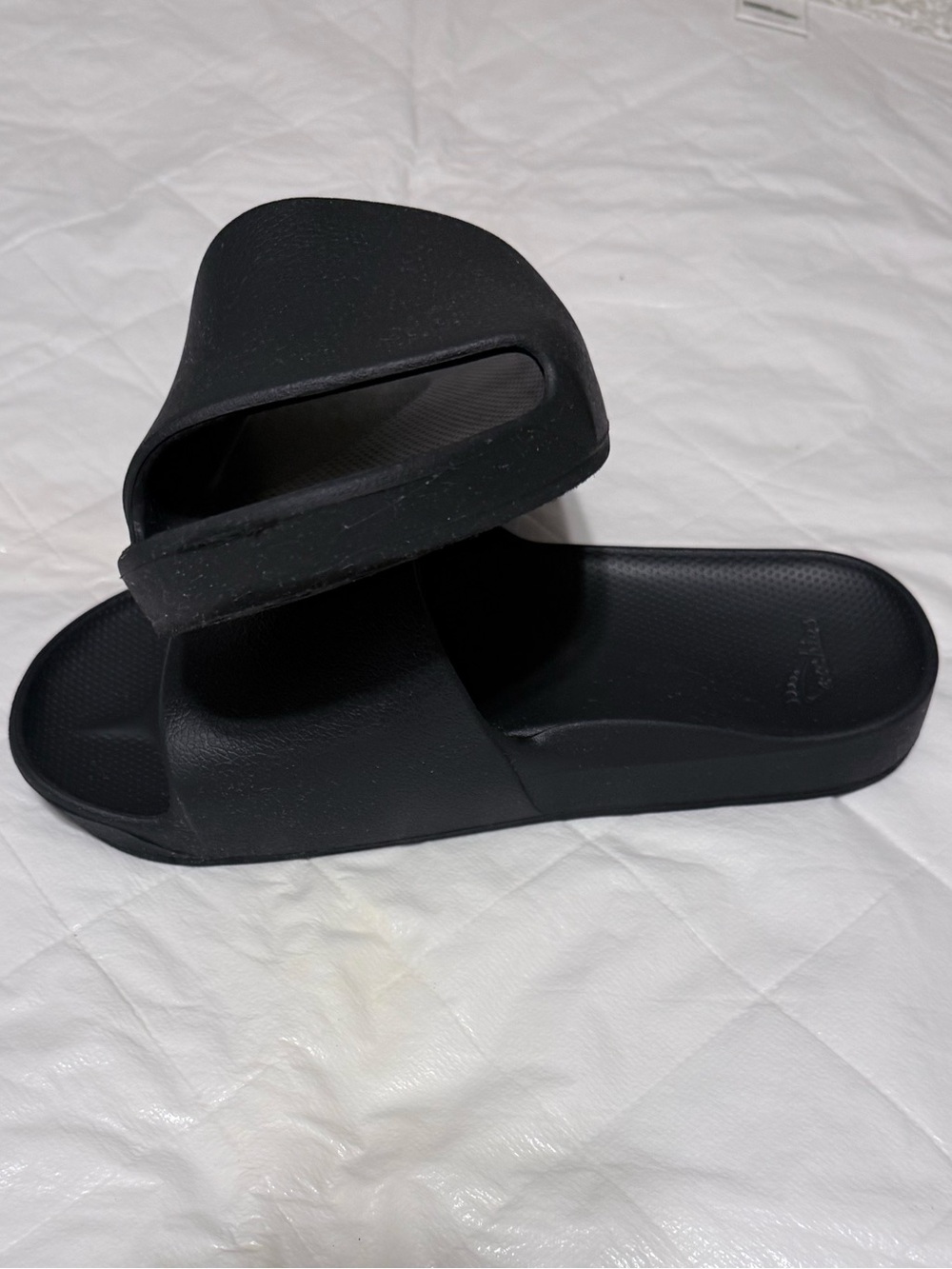 Archies Women’s / Unisex Black Slide Sandals - size 8 - Picture 4 of 5